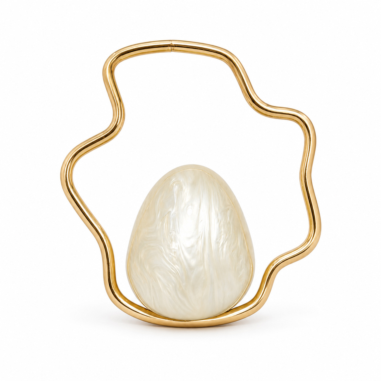 Luxury Bags On Sale - Women Acrylic mini egg bag cute