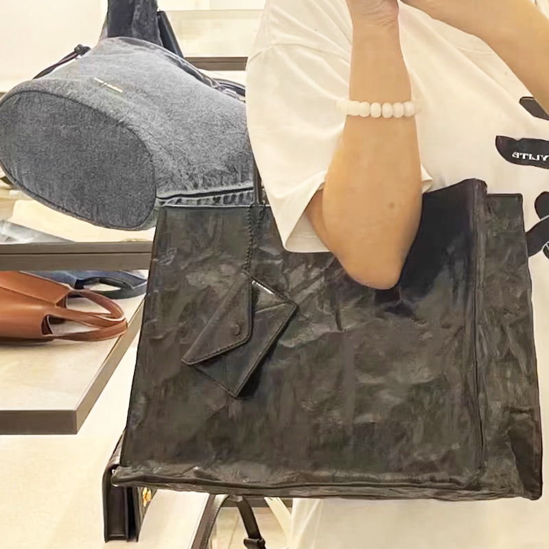 Korean Casual Kraft Paper Tote - огляд і ціна Luxury Bags On Sale