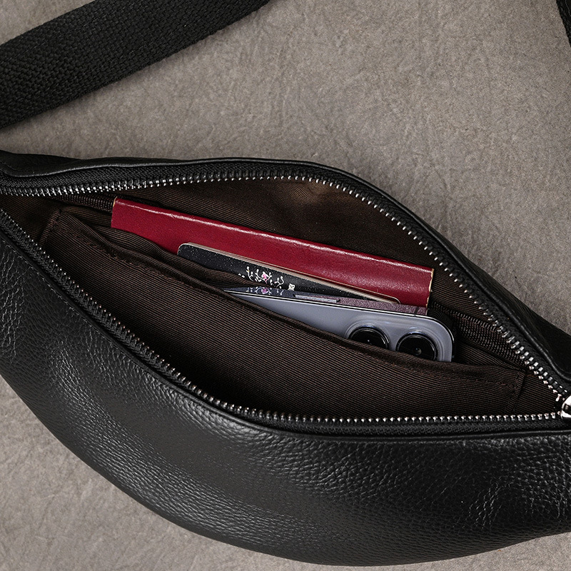 Waist Bag For Men 2024 Genuine - огляд і ціна Luxury Bags Sling