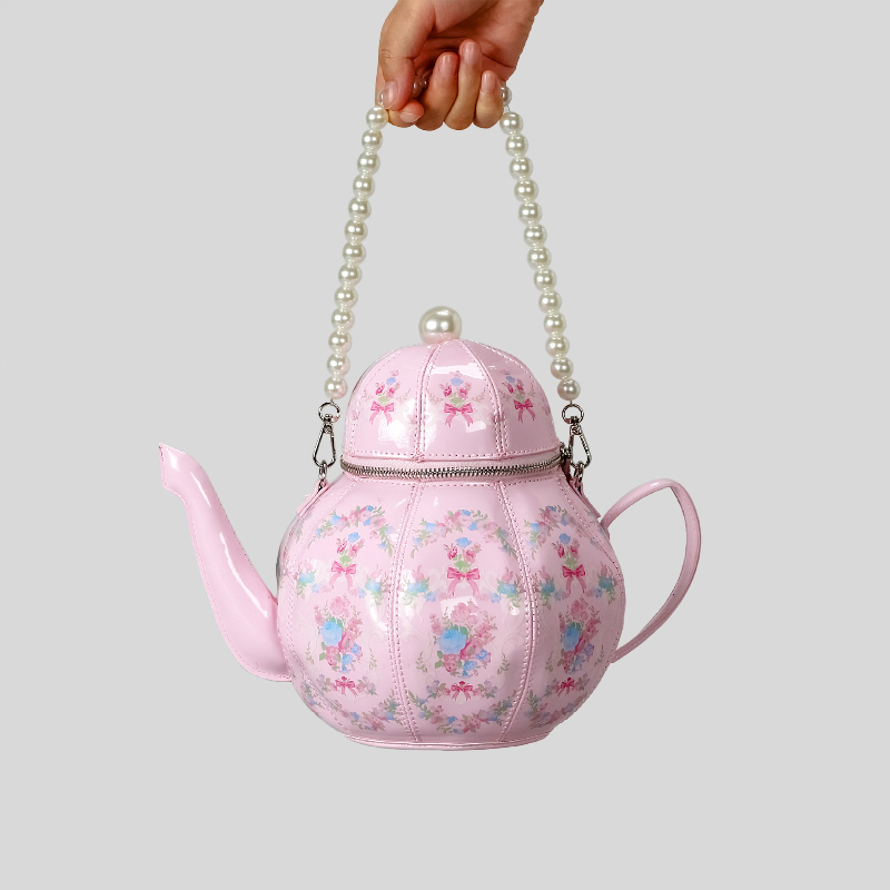 Pearl Chain Teapot Crossbody B - огляд і ціна Luxury Bags On Sale