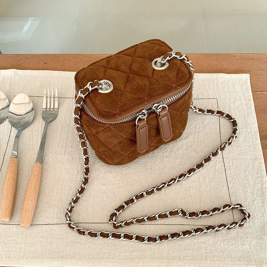 Mini Suede Women Shoulder Bag  - огляд і ціна Luxury Bags Sling