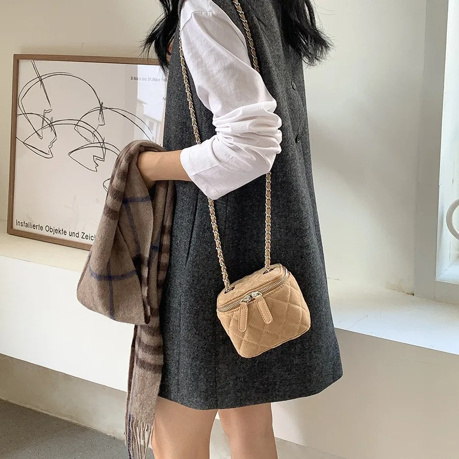 Mini Suede Women Shoulder Bag  - огляд і ціна Luxury Bags Sling