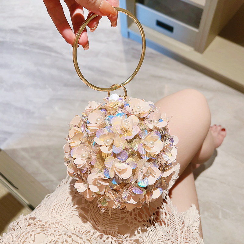 Mini Sequin Flower Evening Bag - огляд і ціна Mini Bag Evening Clutch