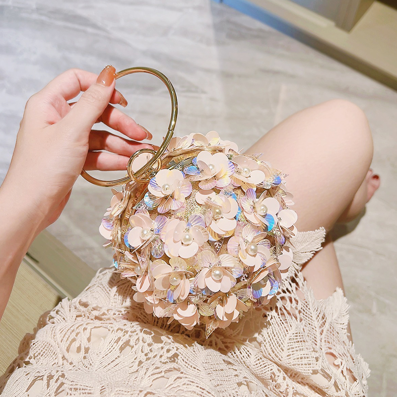 Mini Sequin Flower Evening Bag - огляд і ціна Mini Bag Evening Clutch
