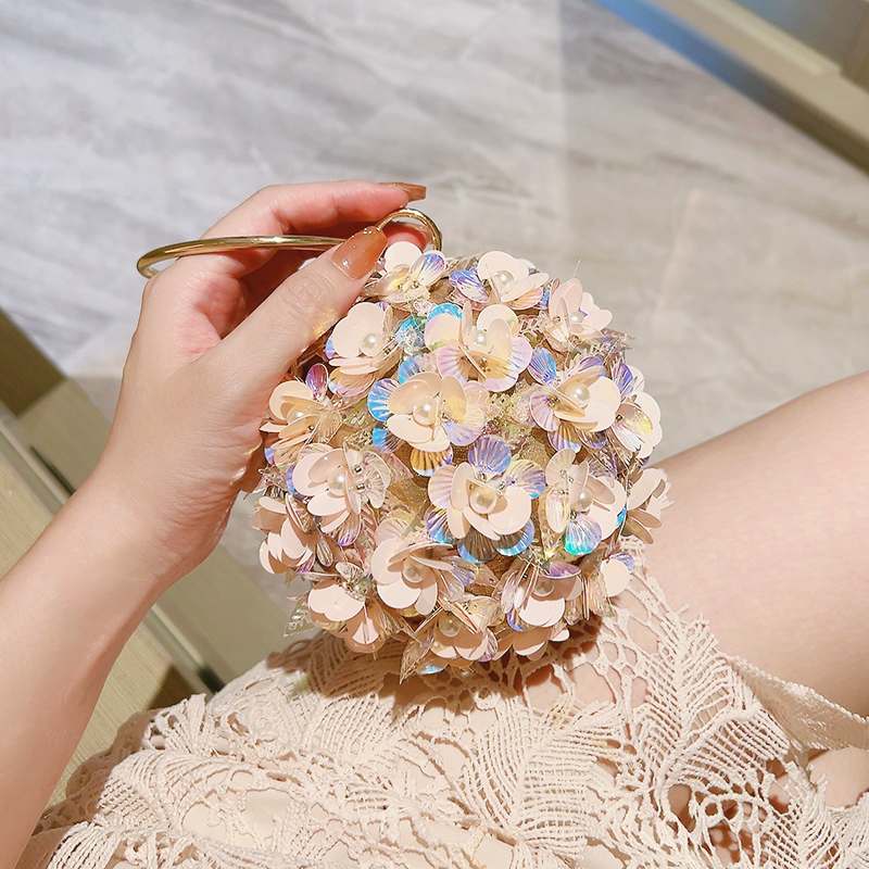 Mini Sequin Flower Evening Bag - огляд і ціна Mini Bag Evening Clutch