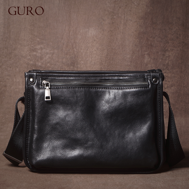 GURO High Quality Men's Genuin - огляд і ціна Luxury Bags Sling