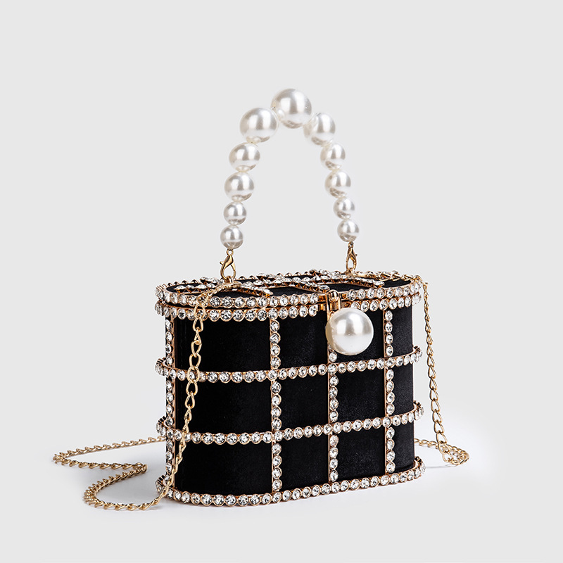 Luxury Diamond Metal Bucket Pe - огляд і ціна Luxury Bags On Sale