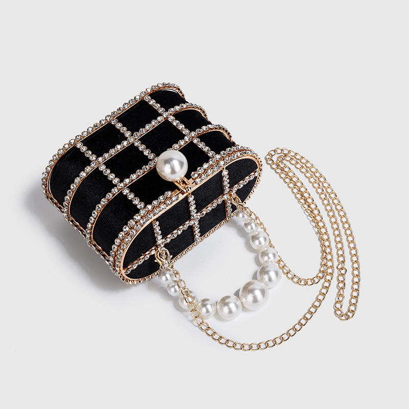 Luxury Diamond Metal Bucket Pe - огляд і ціна Luxury Bags On Sale