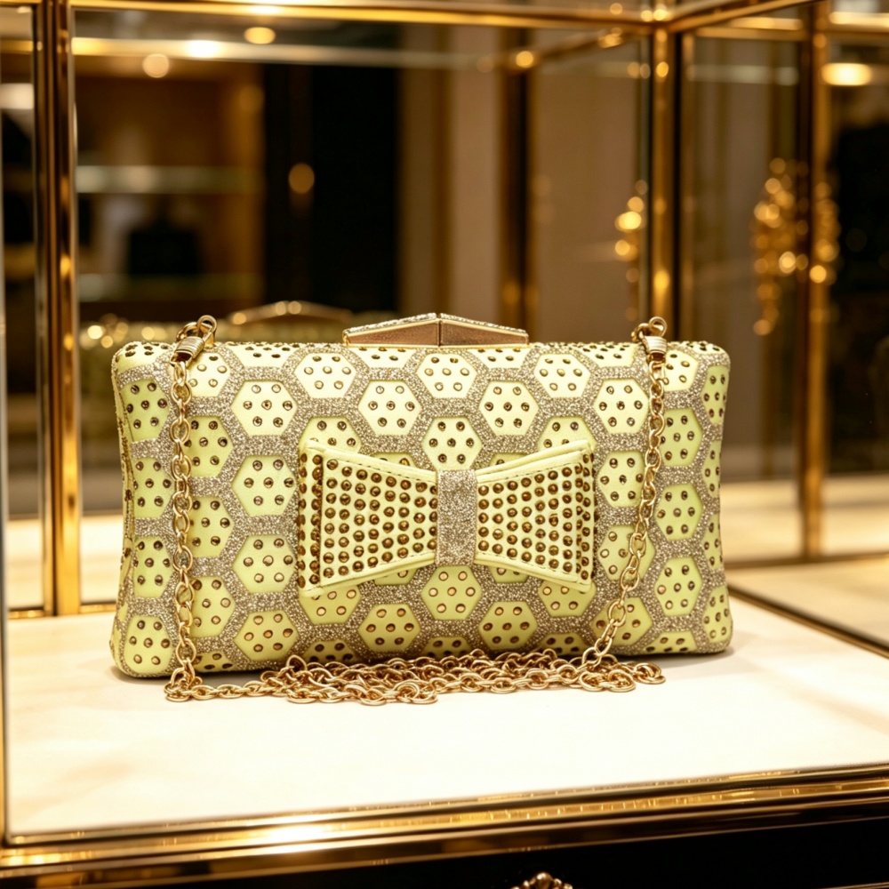 Women Crystal Bow Evening Clut - огляд і ціна Luxury Bags On Sale