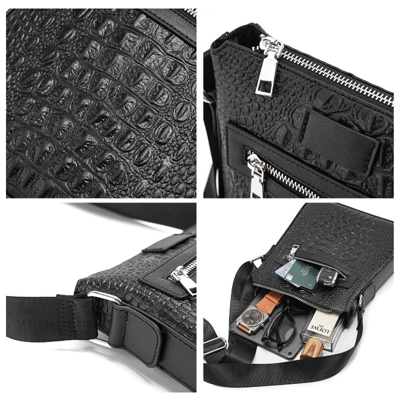 Alligator Leather Men's Crossb - огляд і ціна Luxury Bags Sling