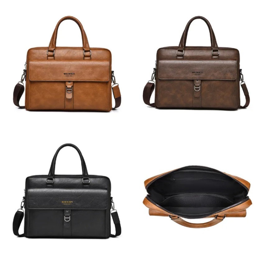 Brand new men's handbag retro  - огляд і ціна Luxury Bags Laptop