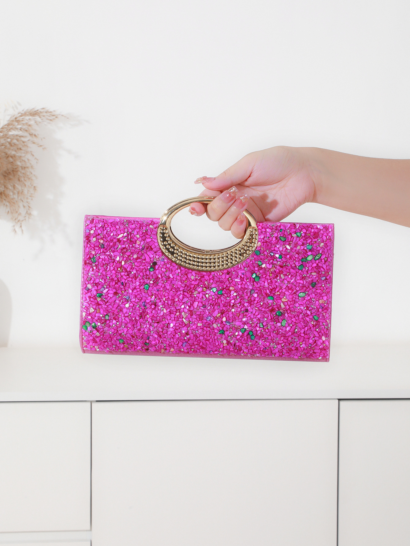 2025 New Single Side Stone Eve - огляд і ціна Mini Bag Evening Clutch