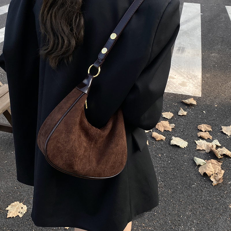 LEFTSIDE Women Small Suede Sho - огляд і ціна Luxury Bags On Sale