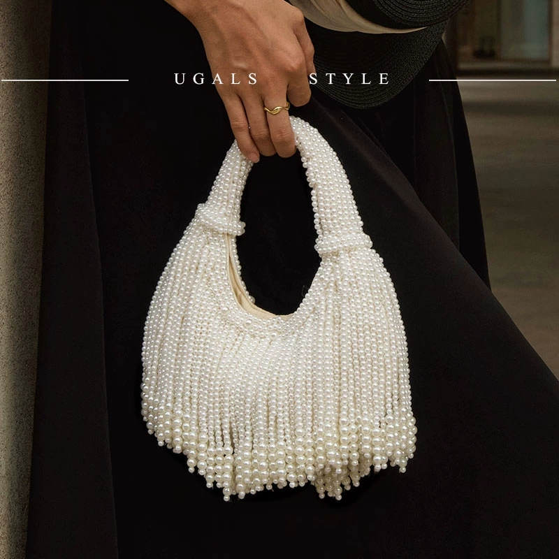 Design Handle Pearl Evening Cl - огляд і ціна Luxury Bags On Sale