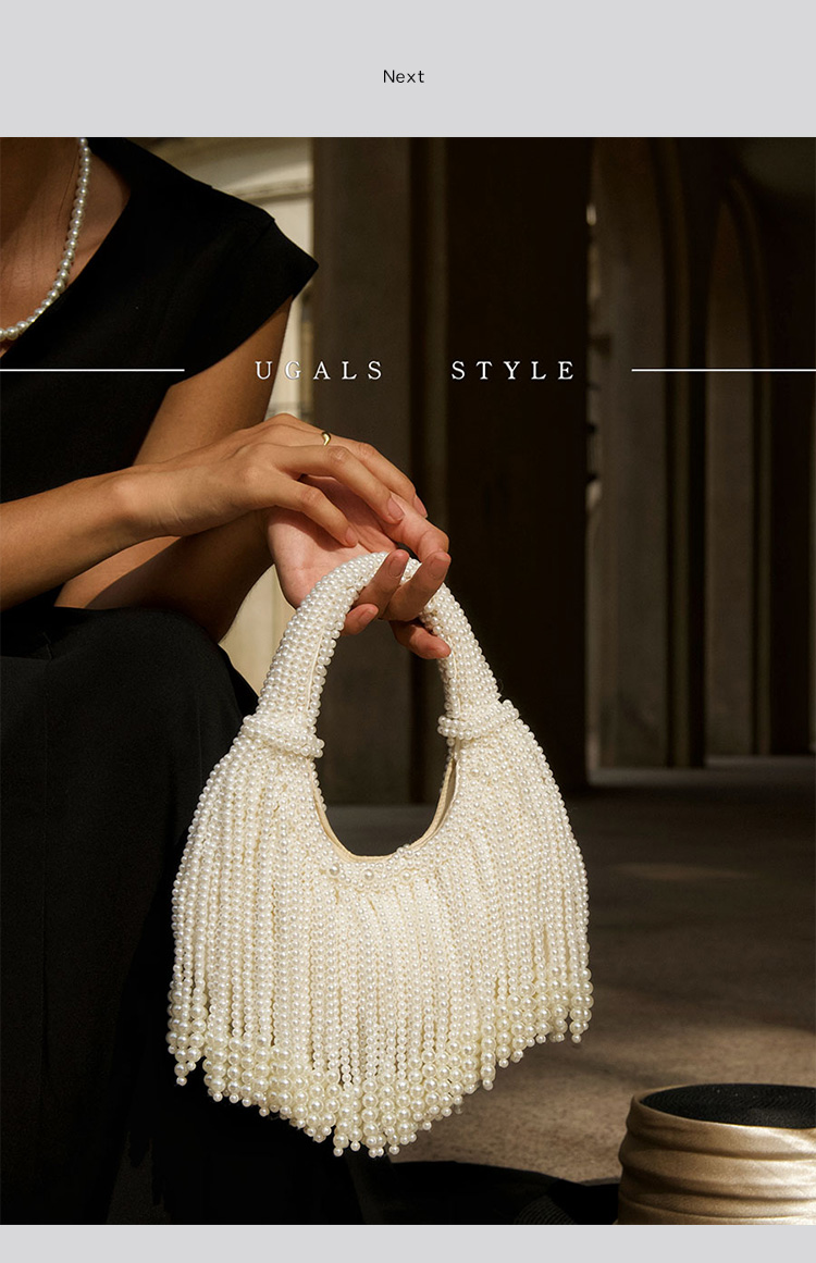 Design Handle Pearl Evening Cl - огляд і ціна Luxury Bags On Sale