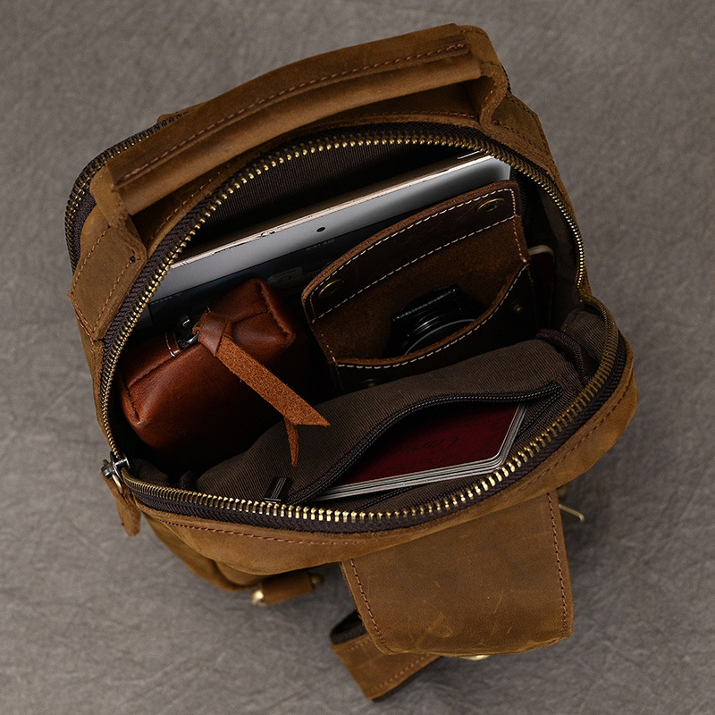 Luxury Male Chest Bags Genuine - огляд і ціна Luxury Bags Sling